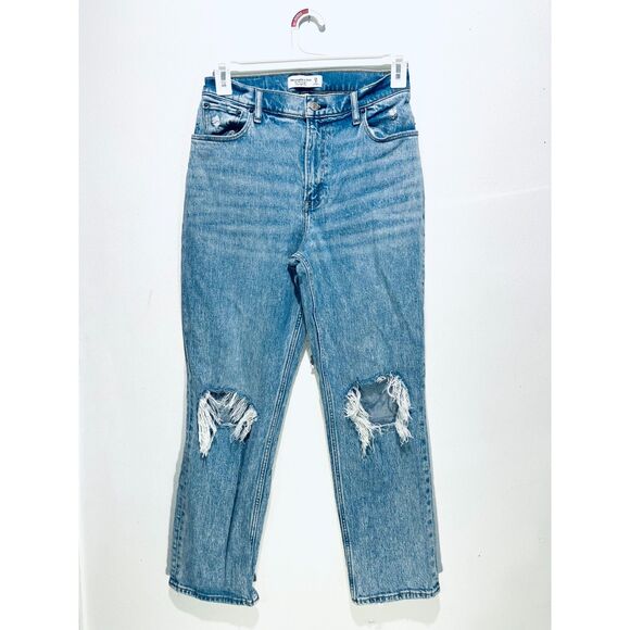 Abercrombie & Fitch jeans the 90's straight ultra high rise blue women 29/8